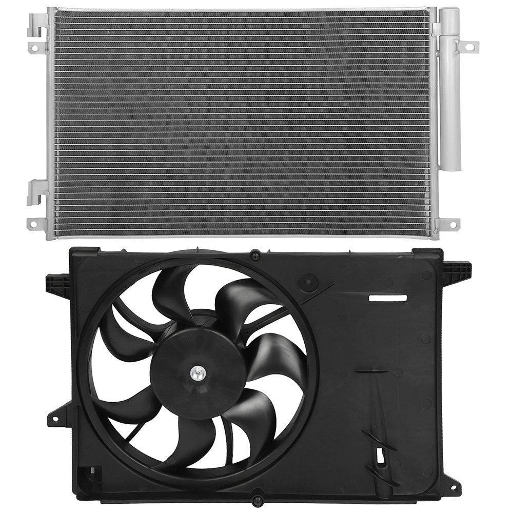 Electric AC Condenser Cooling Fan Kit for Chevrolet Spark (2016–2022)
