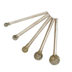 5-Piece Burr Drill Bit Set 3mm Shank for Automotive Applications