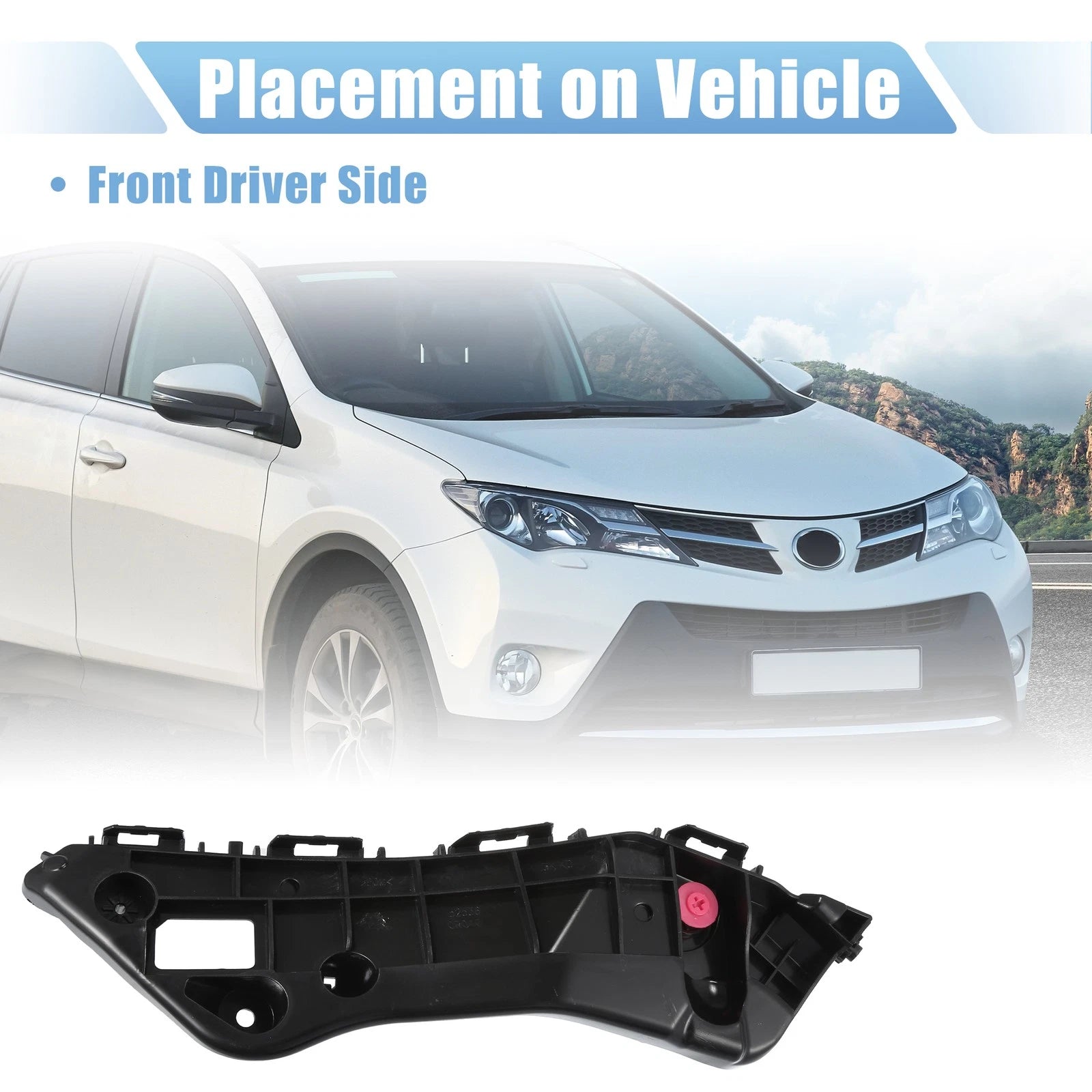 Left Side Front Bumper Mounting Support Bracket No. 525360R060 for Toyota RAV4 (2019–2023)