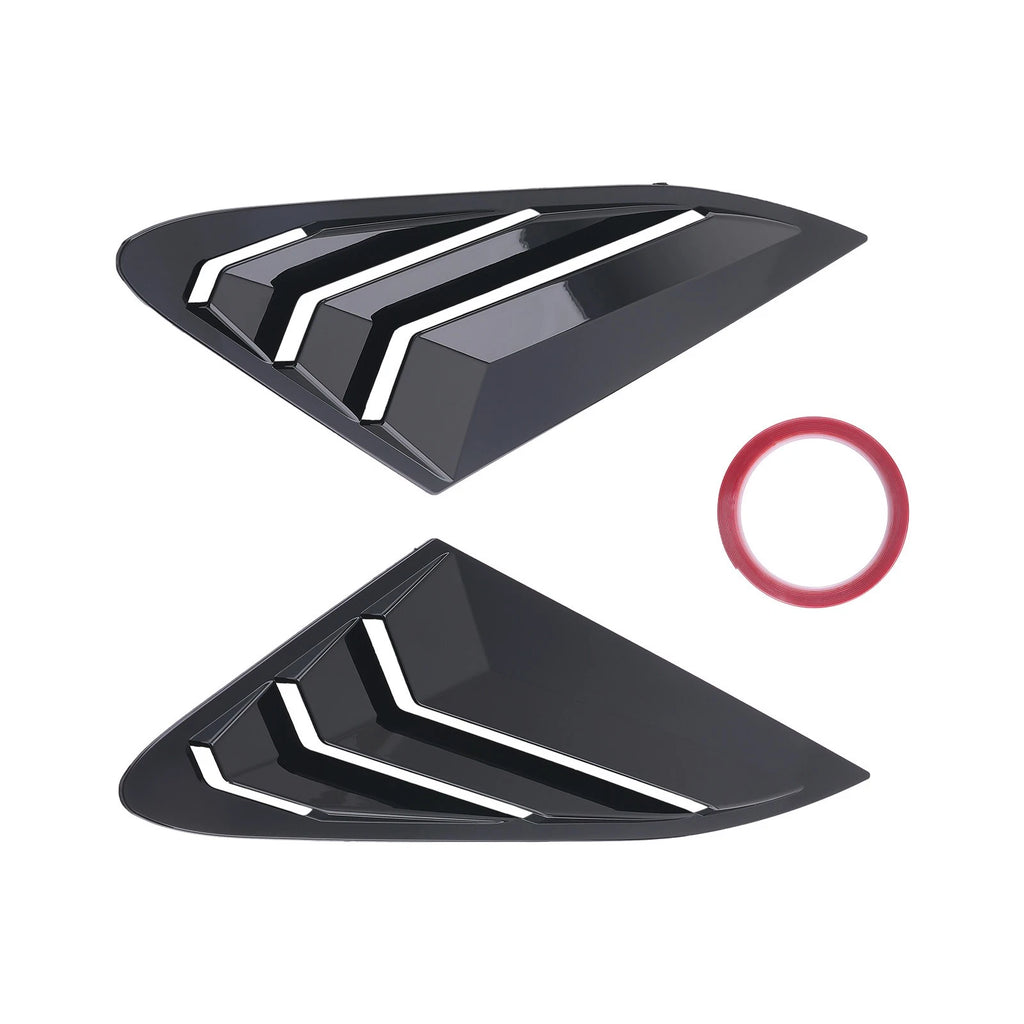 Car Window Louvers for Kia K5 (2021–2025) Gloss Black Privacy