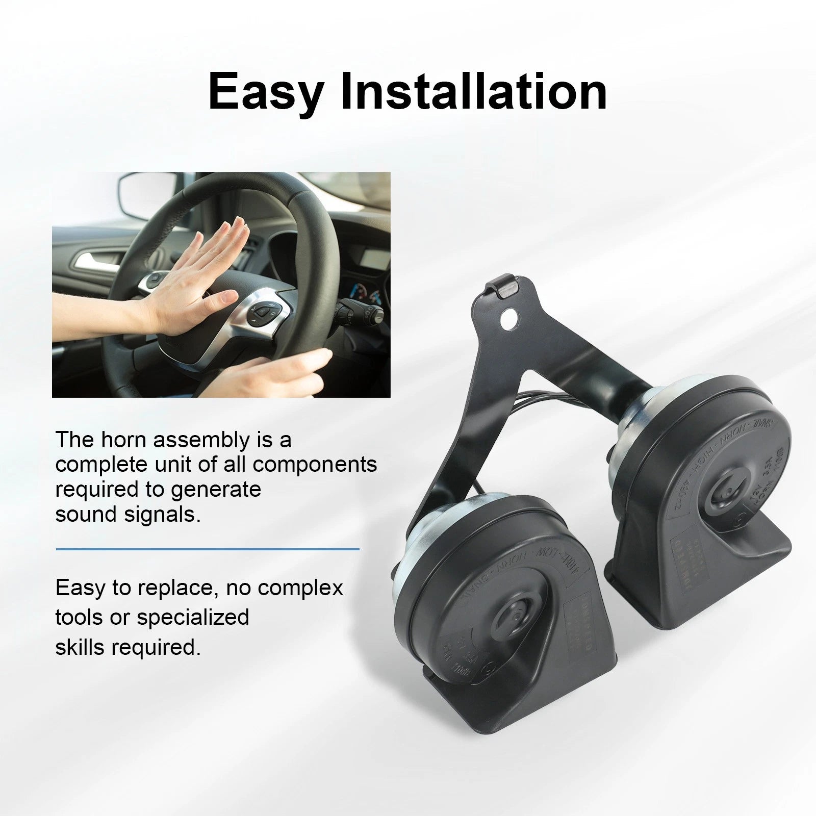 Dual Pitch Snail Horn for Ford Expedition F-150 (2015–2023)
