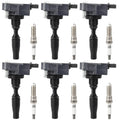 Set of 6 Ignition Coils & Spark Plugs for Buick LaCrosse, Cadillac ATS (2017–2019)