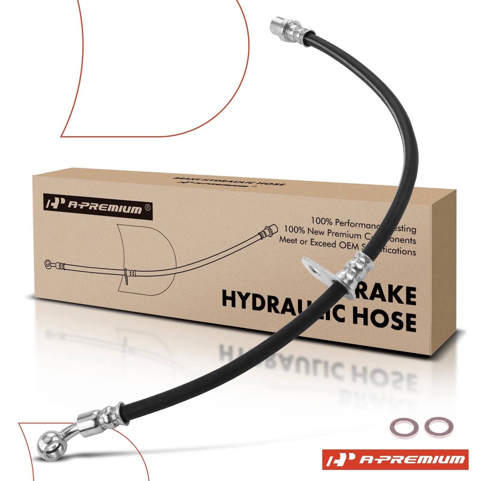 Front Left Brake Hydraulic Hose for Subaru Impreza (2008–2010)