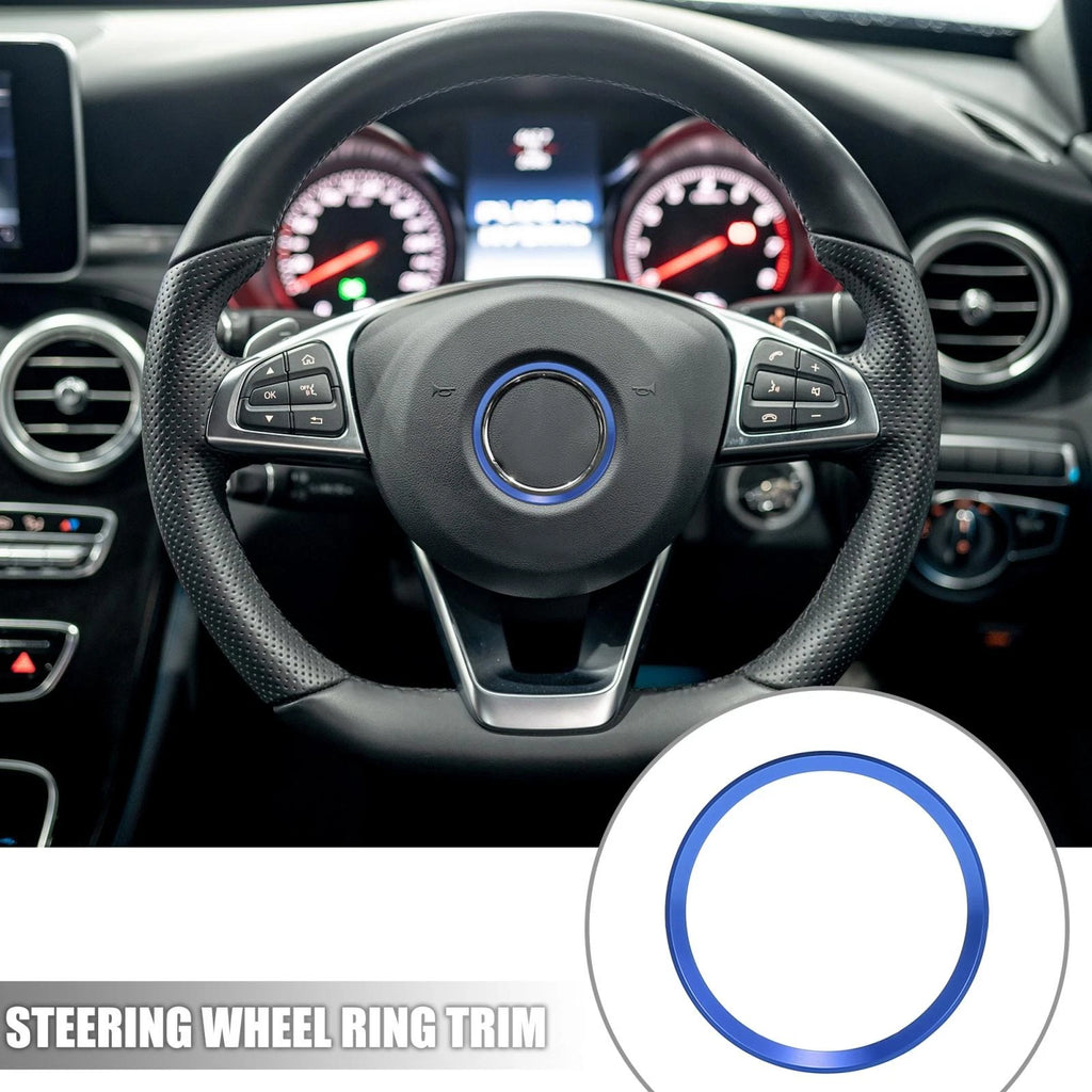 Steering Wheel Ring Cover Trim for Mercedes Benz C Class C200L E300L GLA220 (2015–2021)