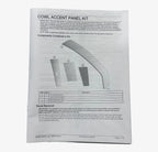 Cowling Accent Panel Kit for Mercury 450R V6/V8 (8M0147691) Red