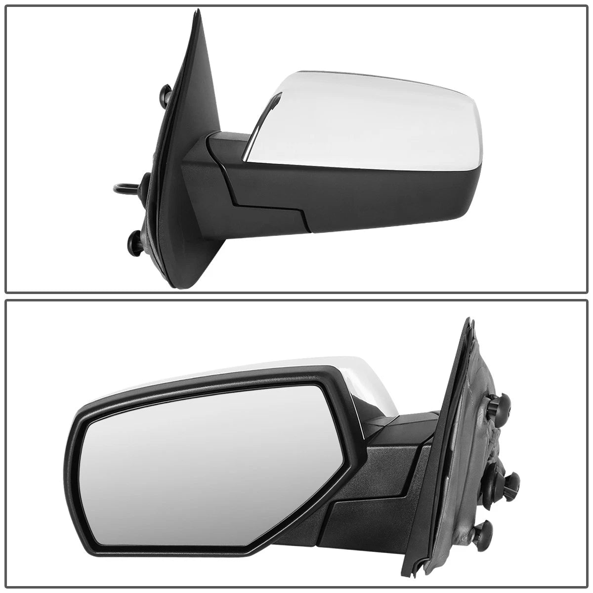 Left Powered Heated Towing Mirror Chrome for Chevy Silverado/GMC Sierra (2014–2018)