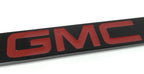 License Plate Frame Black with Red Emblem for GMC Pickup SUV (2001–2025)