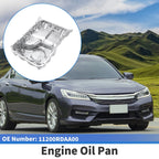 1 Pc Engine Oil Pan for Honda Accord (2003–2007) No.11200RDAA00 Aluminum