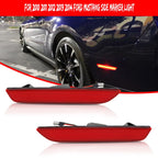Red LED Rear Side Marker Signal Lights for Ford Mustang (2010–2014)