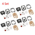 Set of 4 Carburetor Rebuild Kits for Walbro 43CC 52CC (40-5/44F-5 34F 36F 139F)