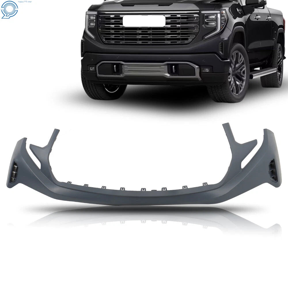 Bumper Cover for GMC Sierra 1500 (2022–2024) Front Upper Plastic