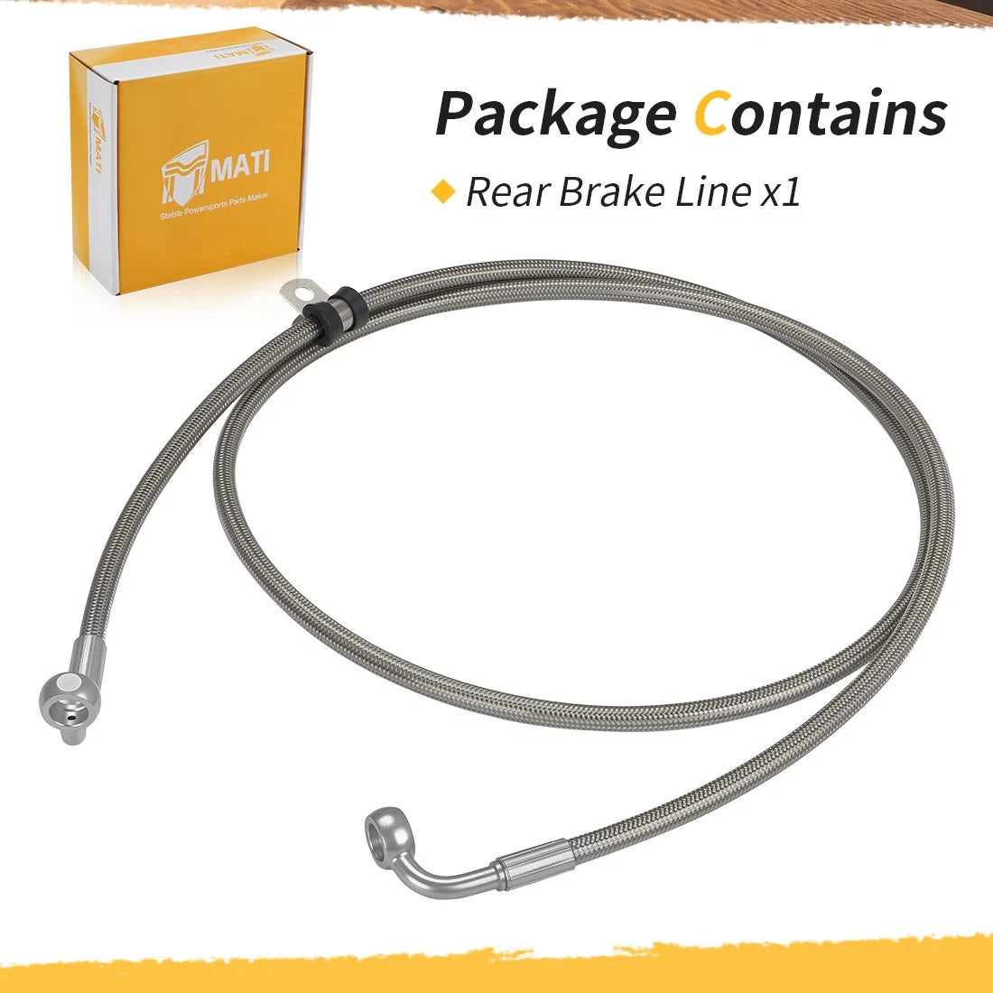 Rear Brake Line for Polaris Sportsman 850 Touring (2013–2015, 2018–2025)