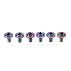 6 x M5x15mm Titanium Bolts Truss Torx Screws for Bike Motorcycle