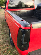 Black Bed Rail Caps for Chevy Silverado/GMC Sierra 1999–2006 6'6" Bed 7201151