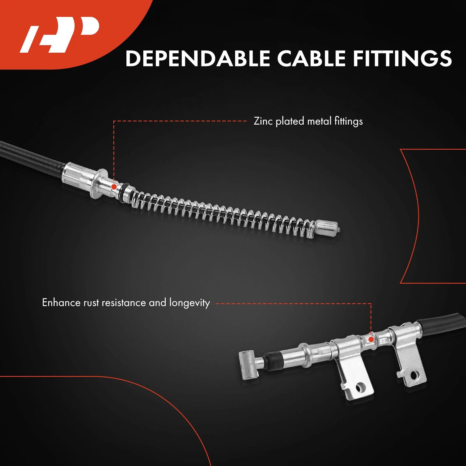 Rear Side Parking Brake Cable for Pontiac G3, Chevy Aveo (2004–2011)