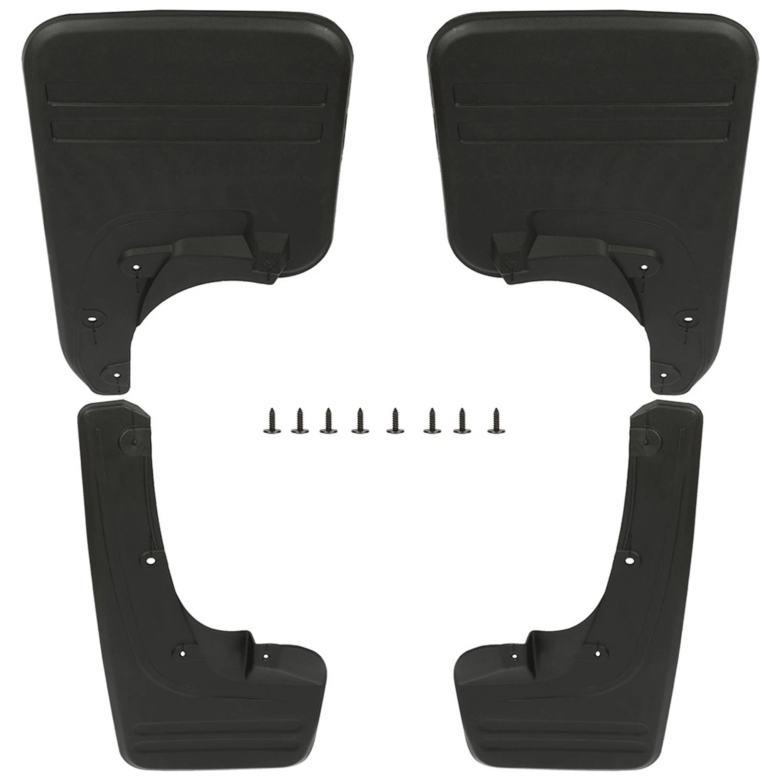 Set of 4 Mud Flaps Splash Guards for Toyota Hilux Vigo (2010–2014)