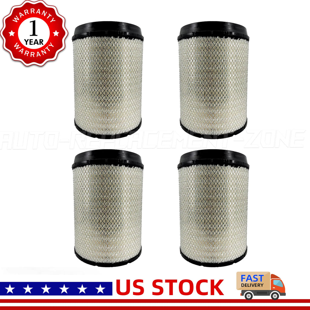 Set of 4 Engine Air Filters for International Prostar - Durastar (Replaces: AF26103, RS4862)