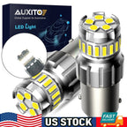 2X AUXITO BA15S 1156 P21W 7506 Reverse Backup Light LED Bulb 23SMD H