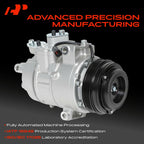 A/C Compressor with Clutch for Ford Fusion (2013-2020) Edge (2016-2018)