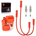 Ignition Coil & Spark Plug Set for Polaris Scrambler 1000, Sportsman 1000