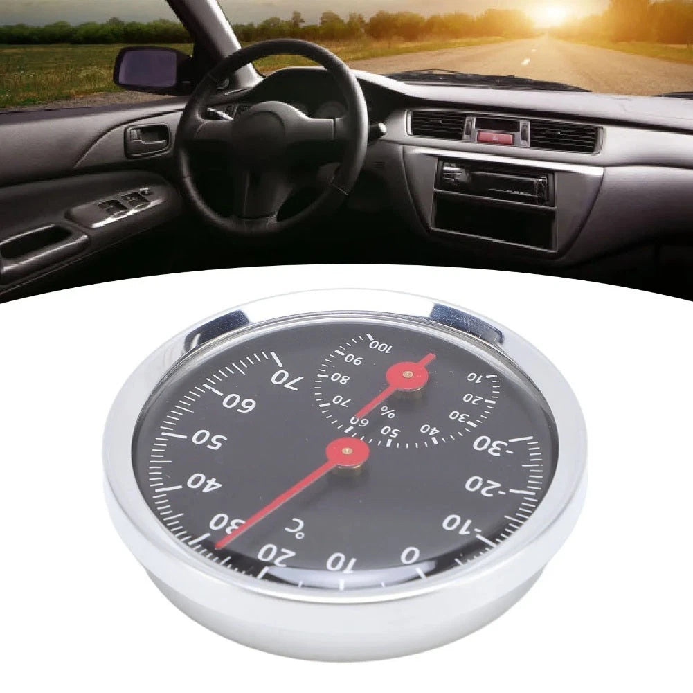 Temperature Humidity Meter for Car (Mechanical Thermometer Hygrometer)