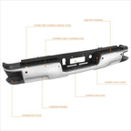 Rear Bumper for Silverado/Sierra 2500HD 3500HD (2015–2019) w/ Parking Sensors