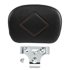 Black Rear Passenger Backrest Pad for Harley Touring Road Electra Glide (2009-2023)