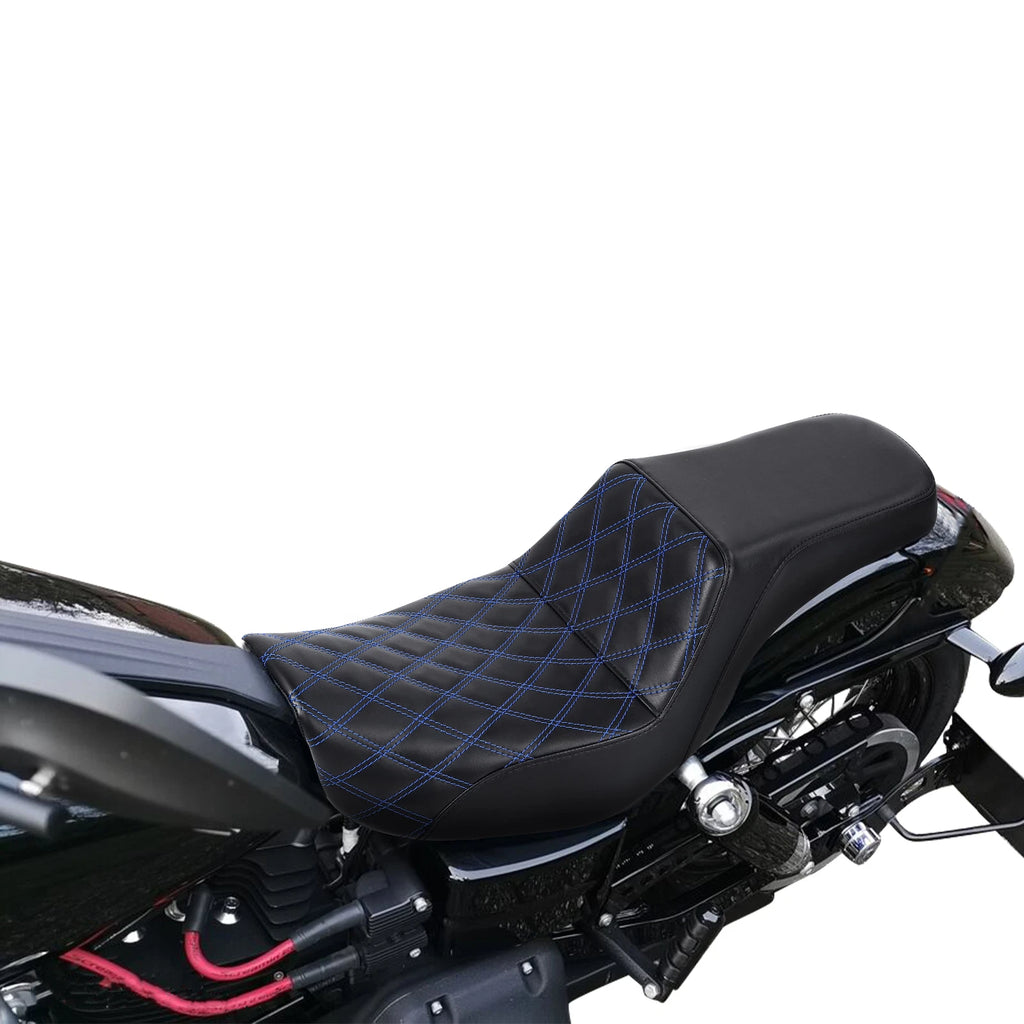 Driver Passenger Seat for Harley Dyna Fat Bob Super Wide Glide (2006–2017)