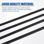 Set of 4 Window Seal Weatherstrip Trim for Toyota RAV4 (2009–2012)