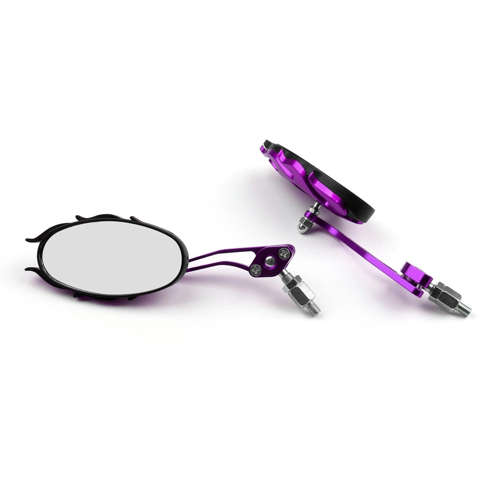 Universal Motorcycle Rearview Mirrors 8mm 10mm for