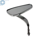 Chrome Rear View Side Mirrors for Breakout Wide Glide