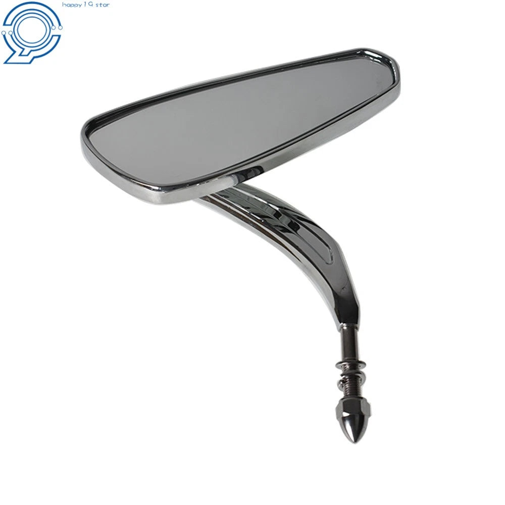 Chrome Rear View Side Mirrors for Breakout Wide Glide