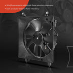 Cooling Fan Assembly with Shroud for Acura RSX (2002–2006)