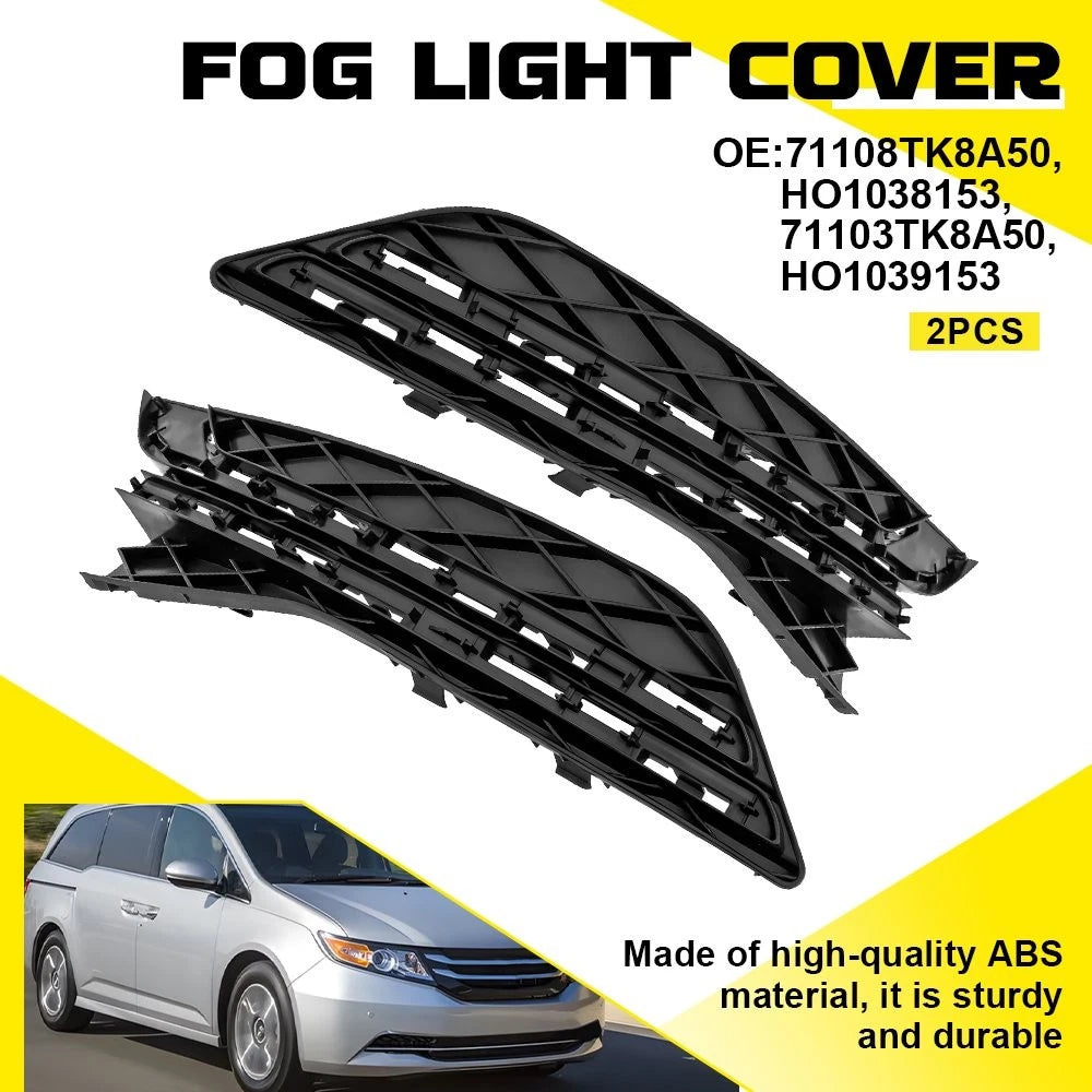 2X Fog Light Covers for Honda Odyssey (2014–2017) HO1039153 EXV