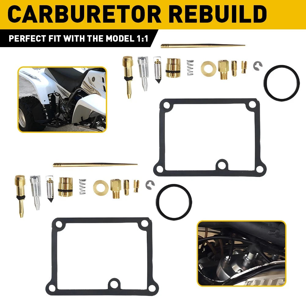 Carburetor Rebuild Kit for Yamaha Banshee YFZ350 (1987–2006) - Jets Needle