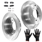 Rear Brake Rotors & Ceramic Pads Set for Chrysler 200 Sebring/Dodge Avenger (2007–2014)
