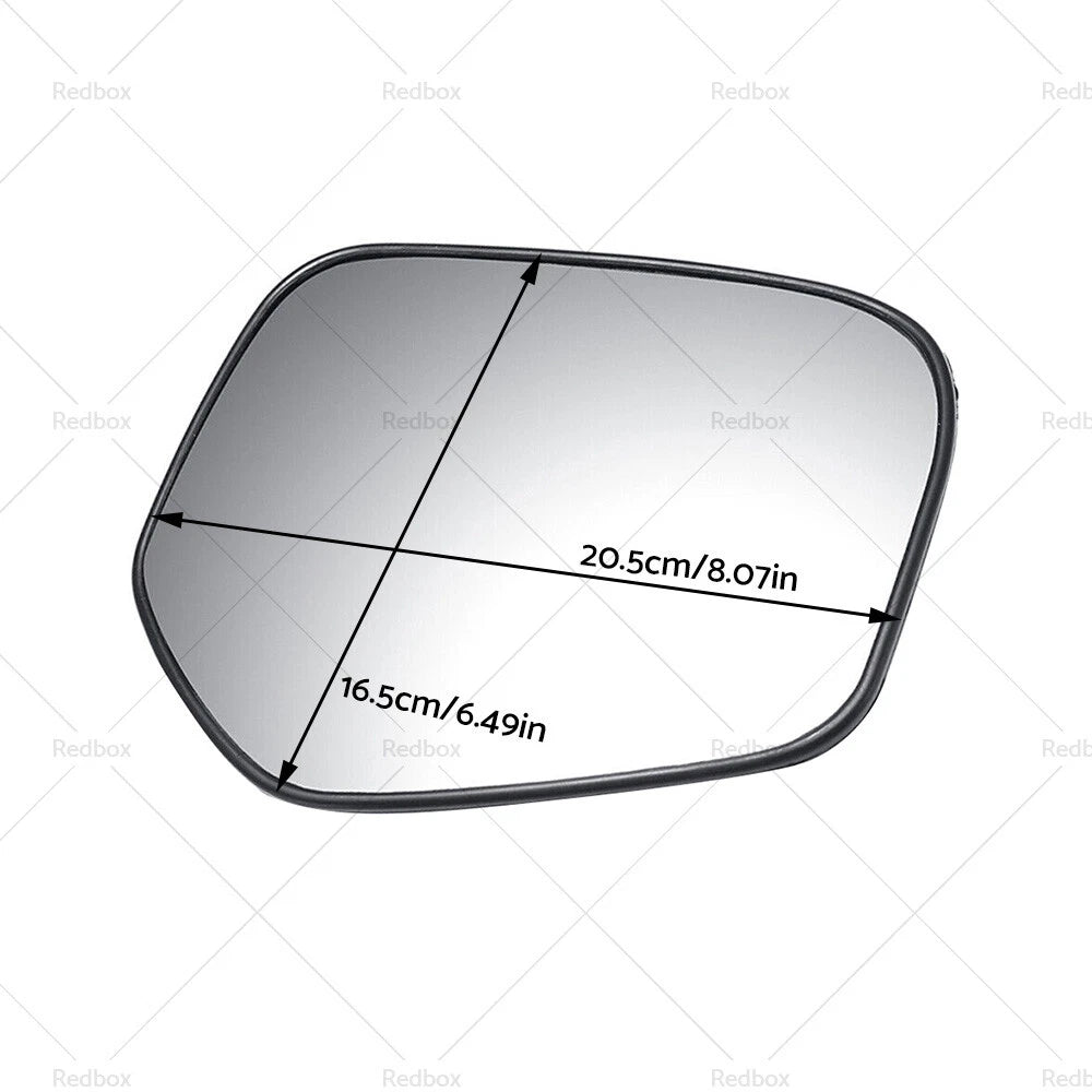 Mirror Glass w/ Back Plate for Mitsubishi Triton (2006–2015) Front Right