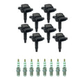 Set of 8 Ignition Coils & Spark Plugs for Audi A8 Quattro 4.2 V8 (2004–2009)