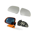 Heated Blue Mirror Glass Left for Audi A4L A6L Q3, Skoda Octavia Superb (2010–2023)
