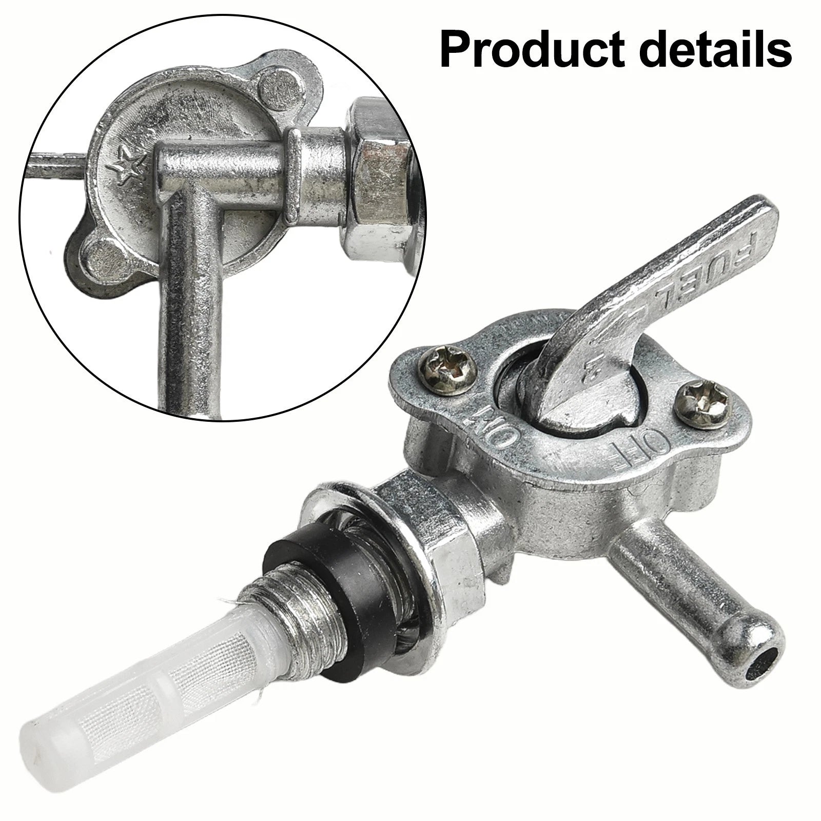 Fuel Shut Off Valve for M10 x 1.25 Gas Engine Tanks (Secure, Leak Proof)