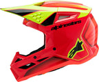 Alpinestars SM3 Youth Off-Road Helmet for Youth Large (Red/Yellow Fluo/Black)