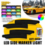 4X RGB LED Side Marker Lamp for Ford Mustang (2024–Present) S650