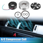 Set of 1 AC Compressor Clutch Kit Pulley Coil for Honda Fit (2009–2014)