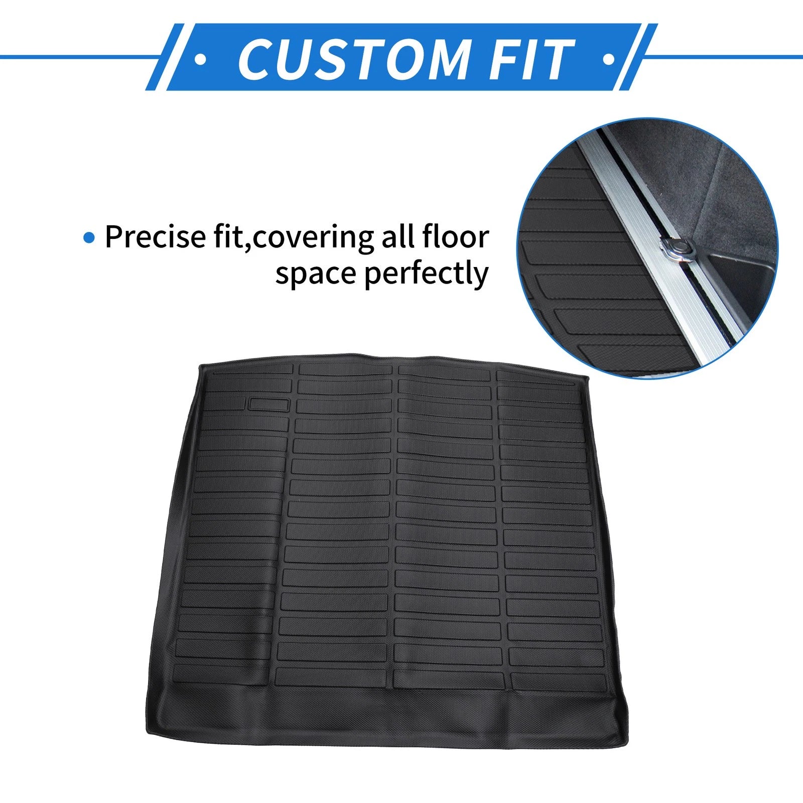 Rear Trunk Mat for Mercedes Benz GLE (2020–2024) TPE Cargo Liner