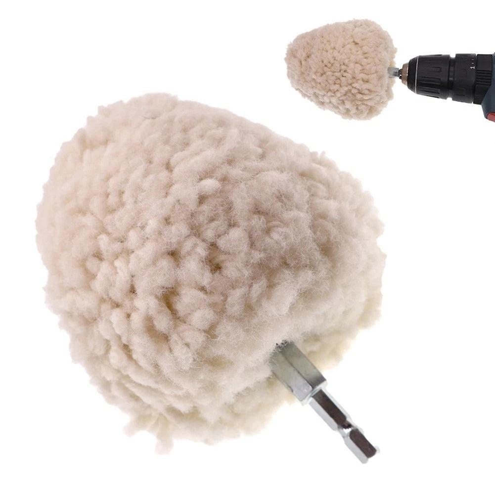 100mm Wool Buffing Ball Polishing Wheel for Metal Wood Surfaces