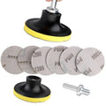 Sanding Disc Set 800/1200/2000 Grit + Mandrel for Automotive Polishing