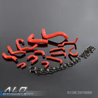 Silicone Radiator Coolant Hose Kit for Toyota Pickup (1990–1995) Red