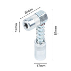 Grease Coupler Adapter 90 Degree for Industrial and Automotive Tools