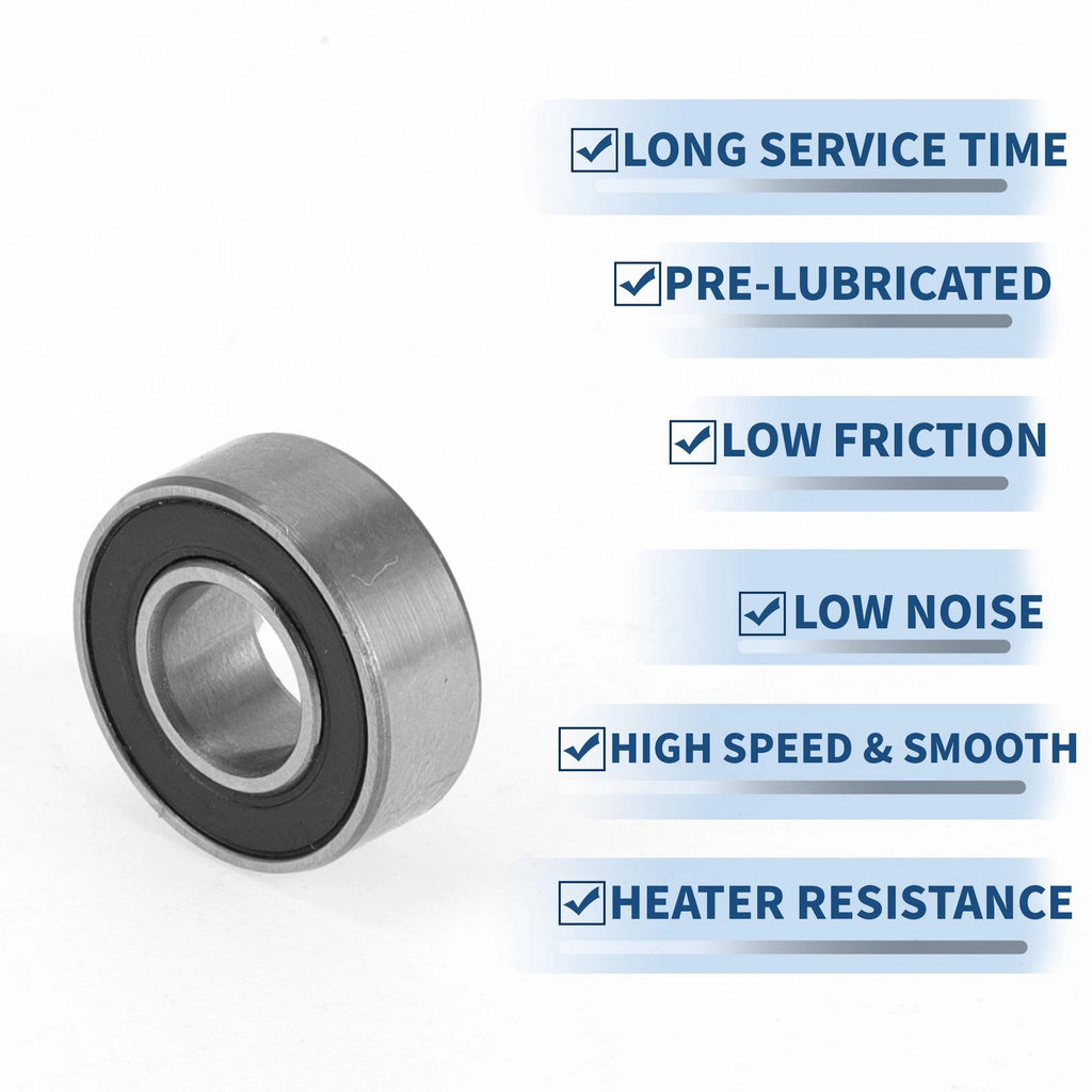 MR115-2RS Deep Groove Ball Bearing for Scooter Skateboard Wheel (5x11x4mm)