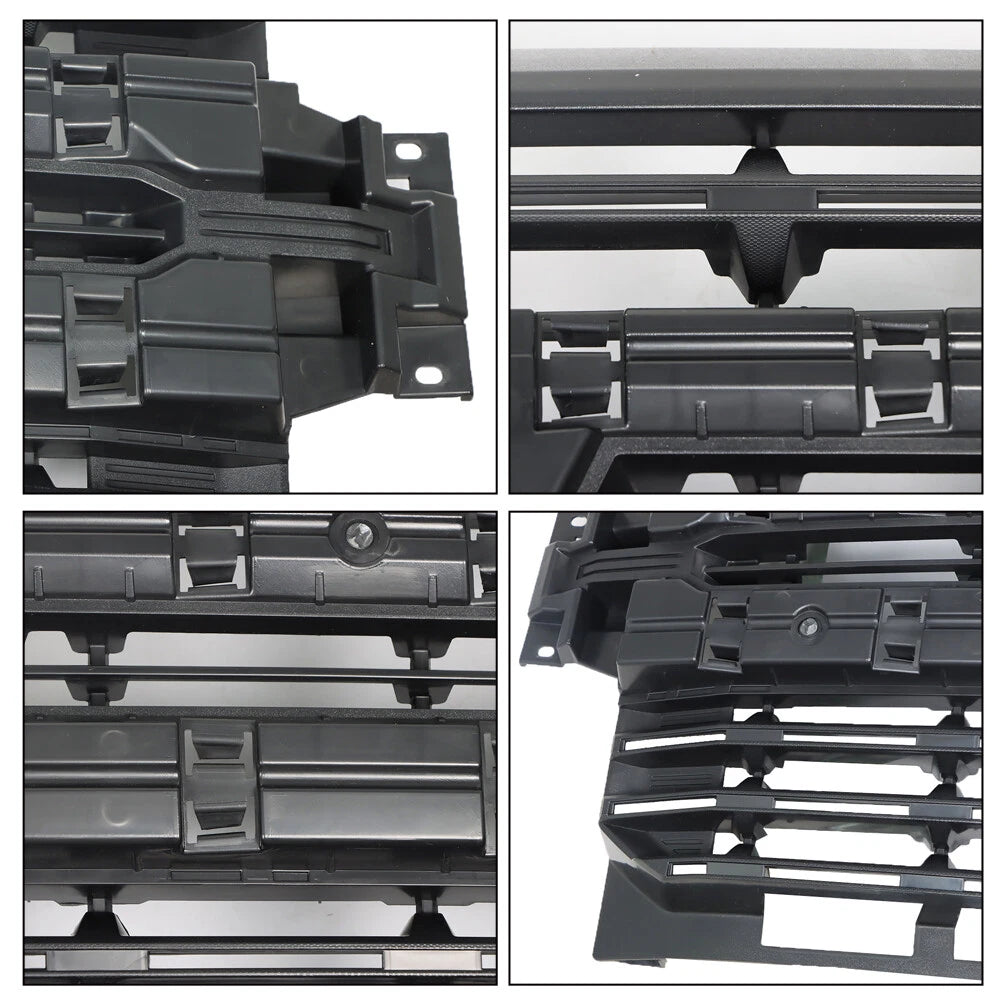 Front Bumper Upper Grille for Silverado 1500 (2019–2022) Black